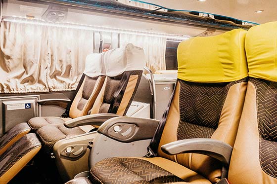 Charleston charter bus rentals with premium amenities