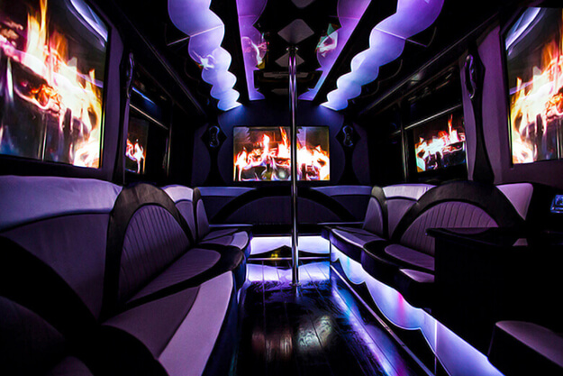 Charleston party bus rental